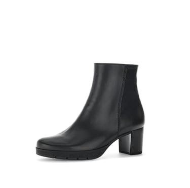 Gabor Damen Ankle Boots, Frauen Stiefeletten,Leichte Mehrweite (G),uebergangsschuhe,uebergangsstiefel,gefüttert,schwarz (Mel.),38 im Sale